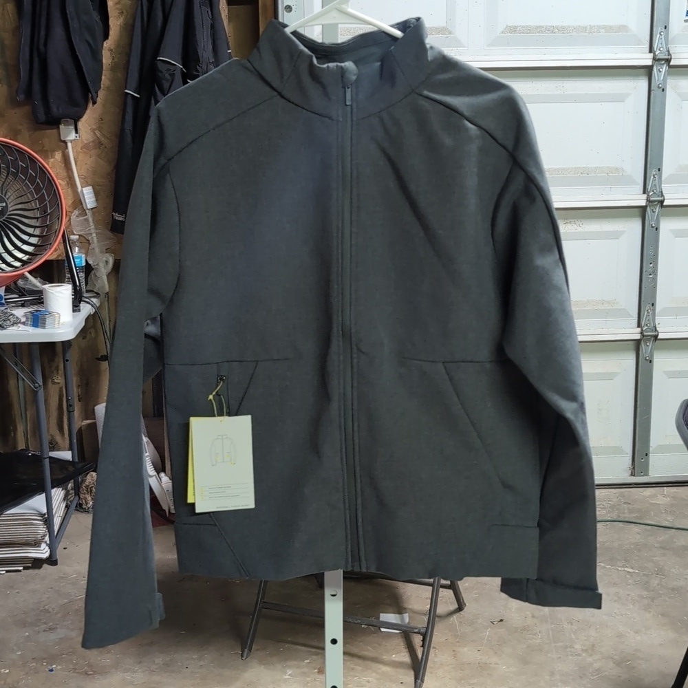 All In Motion Men's Soft Shell Fleece Jacket - Picture 3 of 8